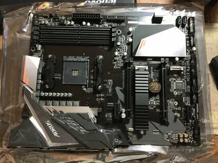 Плата материнская gigabyte b450 aorus elite v2