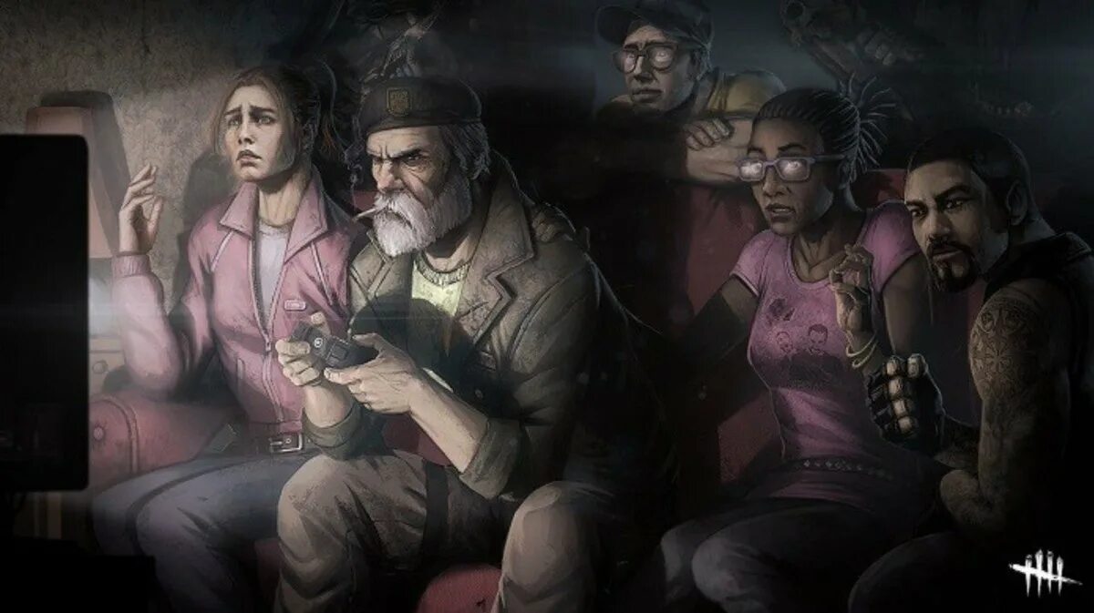 Dbd survivors. Уильям Билл Овербек left 4 Dead. Билл Овербек Dead by Daylight.