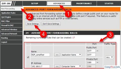 Setup port