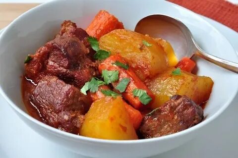 Рагу с ребрышками и овощами