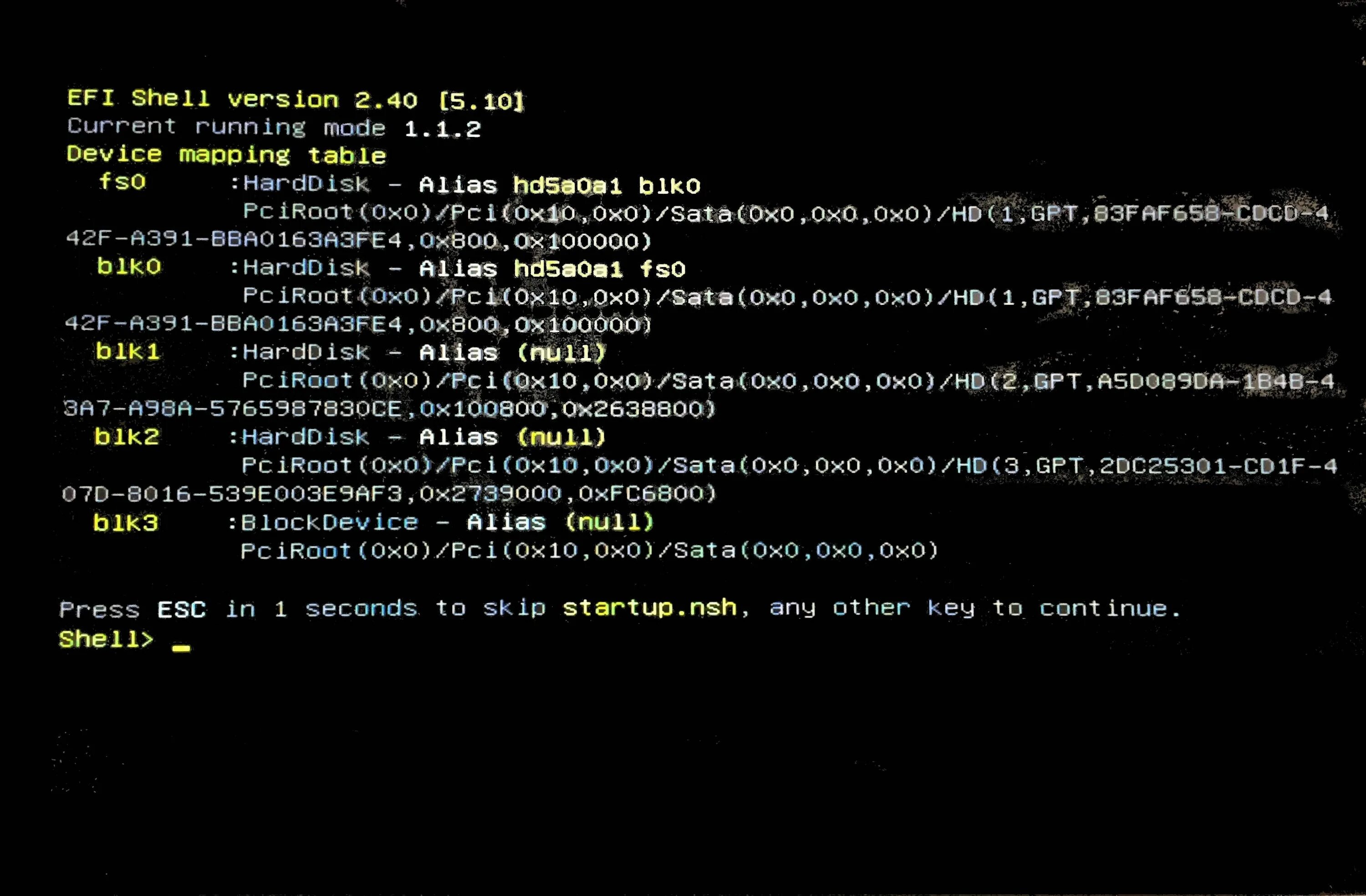 Efi shell что делать. Efi shell version 2.31. efi shell device mapping table. uefi shell. device mapping table.