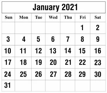 Январь 2021 детский