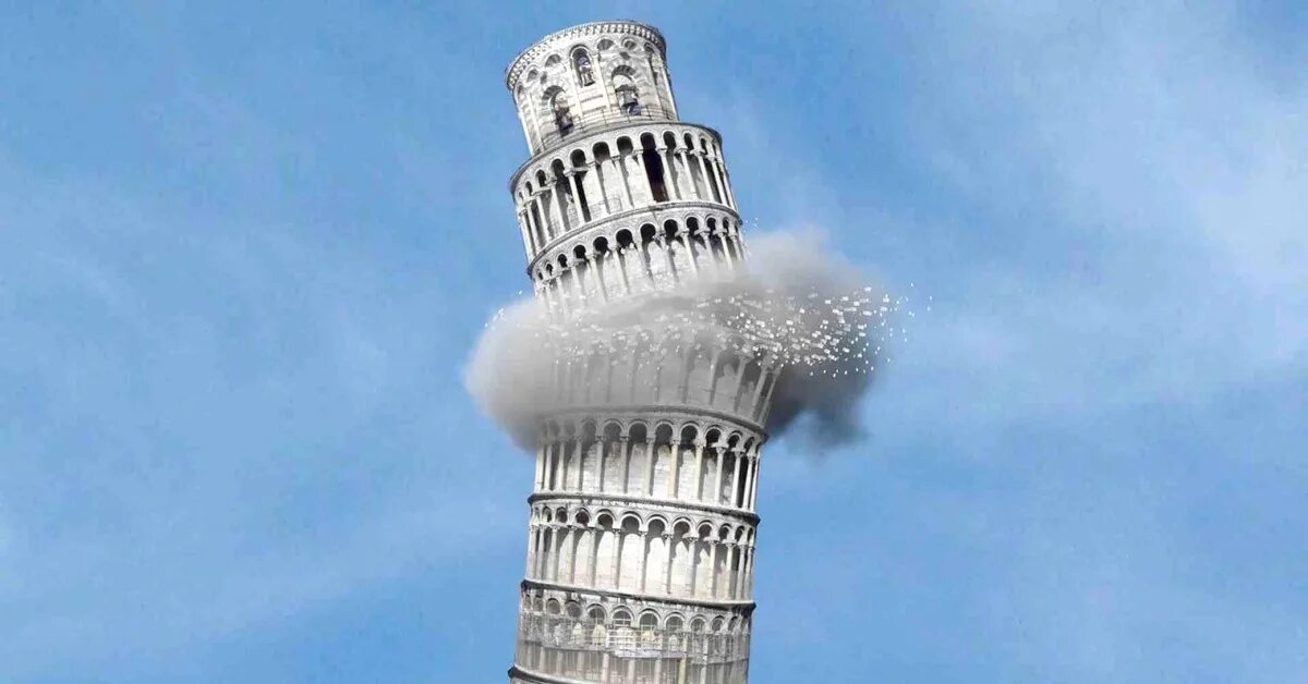 Франция Пизанская башня. Падающая Пизанская башня в Италии. Пизанская башня рухнула. Пезан Кая башня. Башни пал