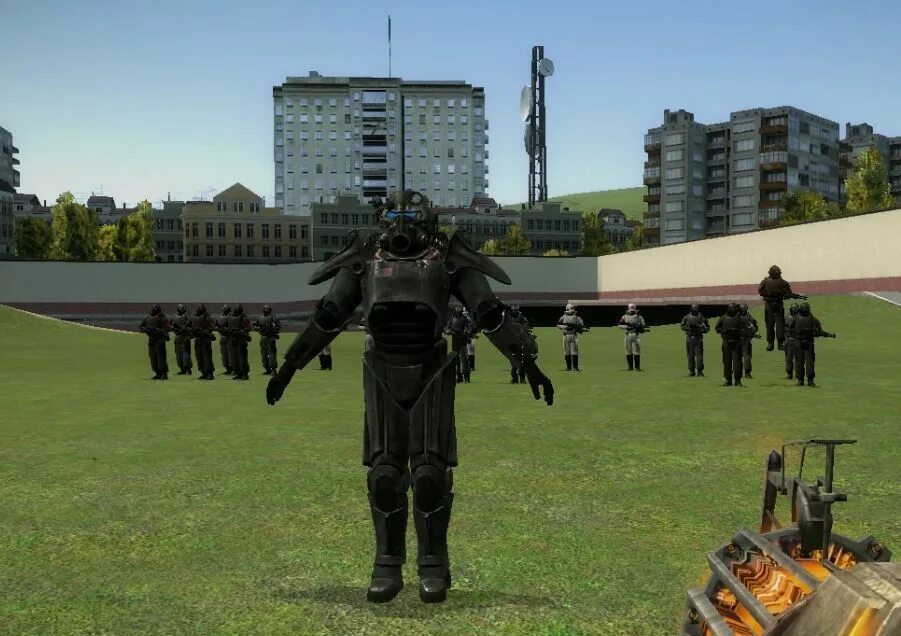 Аддон Силовая броня из Fallout на Гаррис мод Fallout, 80's