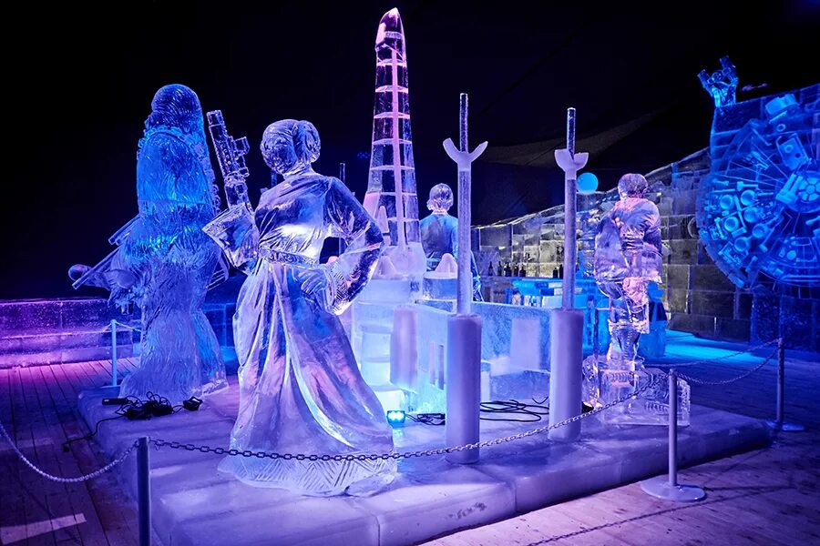 Ледовые войны. Фигуры изо льда. Ледяные скульптуры. Скульптуры из льда. Удивительные скульптуры из льда.