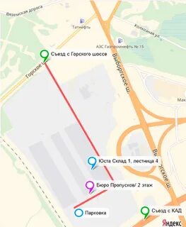 Горская санкт петербург на карте