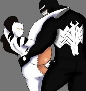 venom, white tiger (marvel), marvel, marvel comics, ass, balls, black body,...