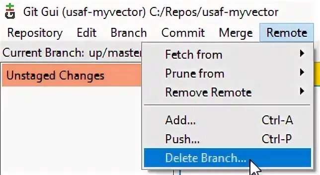 Как удалить ветку из репозитория. Удалить ветку git.