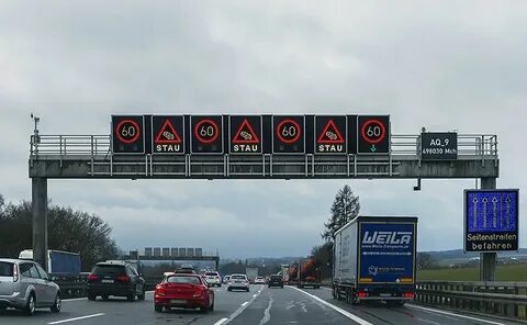 Немецкий автобан ограничение скорости