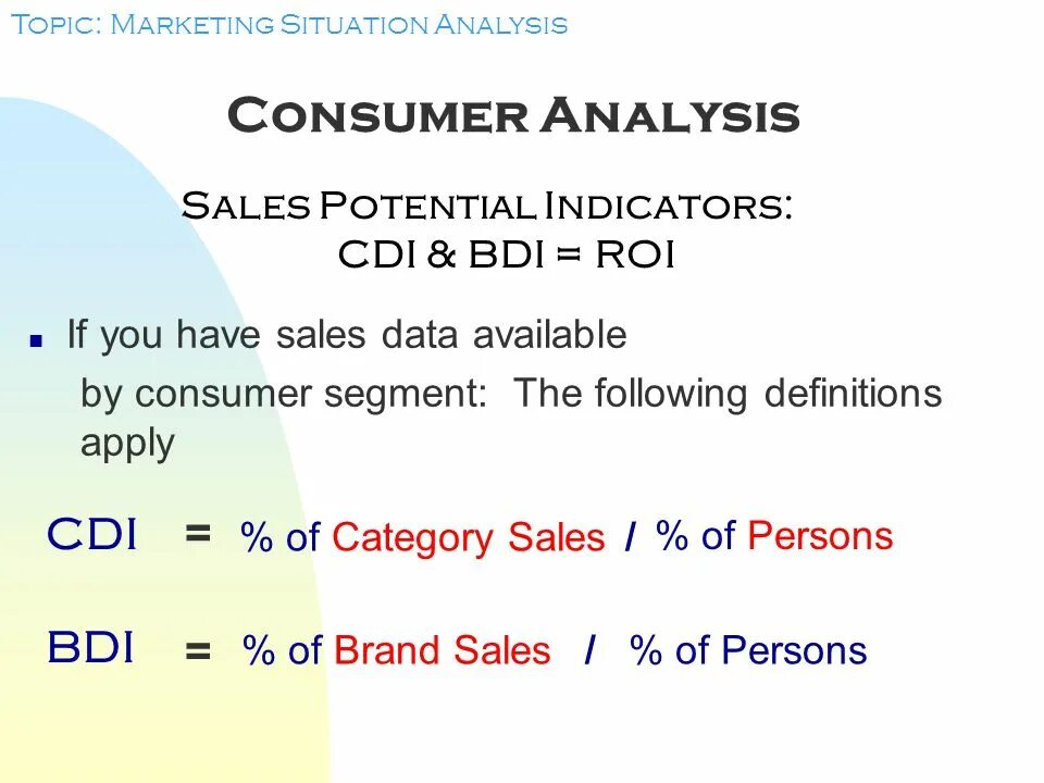 BDI CDI анализ. BDI показатели. Consumer Analysis. Индекс развития категории (CDI) / бренда (BDI)..