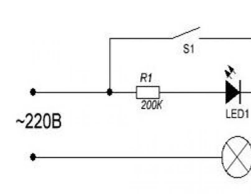 Почему светодиодные горят при выключенном выключателе. Устраняем мигание светодиодной лампы. Схема подсветки выключателя на неоновой лампочке. Светодиодные лампочки светятся при выключенном выключателе. Переключатель с неоновой лампой для оперативного тока.