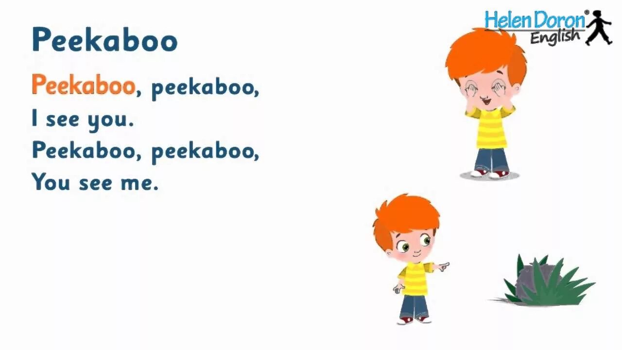 English Songs for Kids. English Song for Kids текст. Simple Songs for Kids in English. Peekaboo игра.