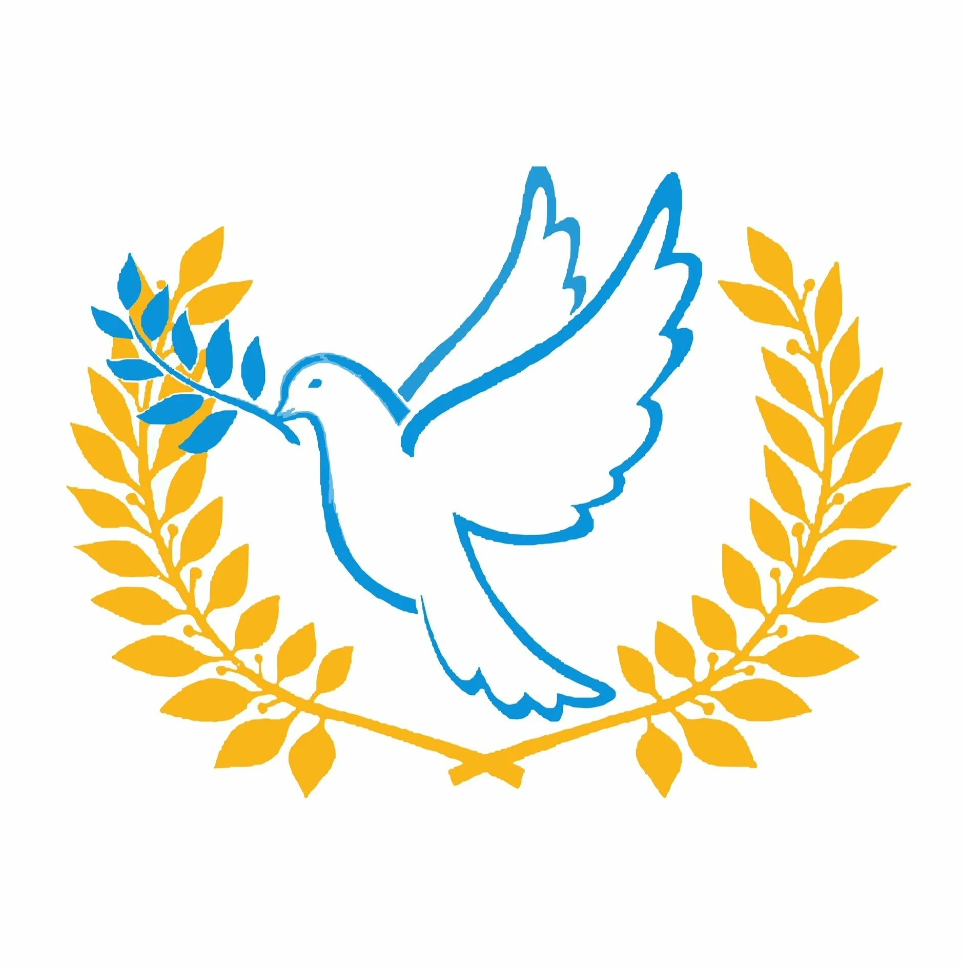Голубь символ для детей. Голубь с веточкой в клюве. голубь эмблема.