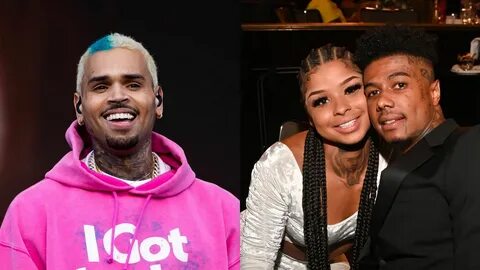 rapper Blueface took to Instagram to respond to Chris Brown name-dropping h...