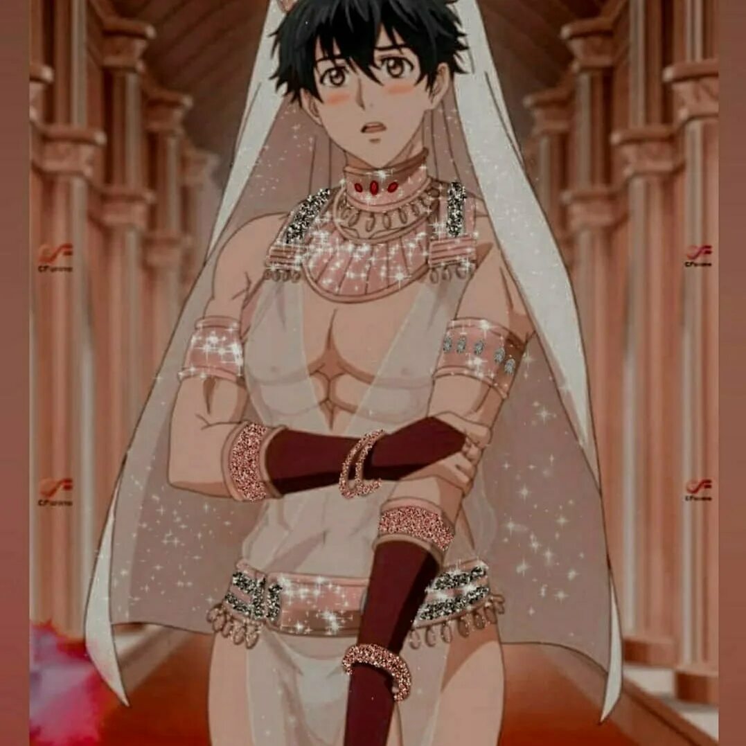 Манга яой невесты. Невеста титана Коичи в платье.