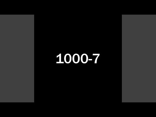 Надпись 1000-7. Фоновый изображения 1000-7. 1000 Минус 7. 1000-7 Обложка.