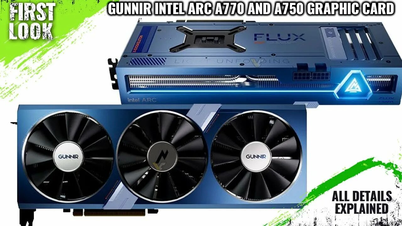 Gunnir intel arc. Intel Arc a770. Intel Arc a750. Gunnir Arc a770. Gunnir Arc a770 Flux 8g OC.