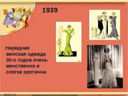 Презентация истории моды