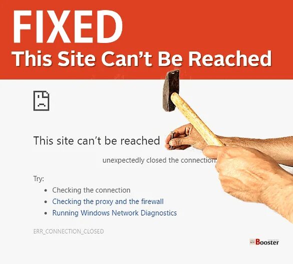 Checking the proxy and the Firewall. Fix site. Reach Fix. Err_connection_timed_out. Closed unexpectedly
