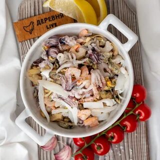Рецепт вкусного морского коктейля замороженного