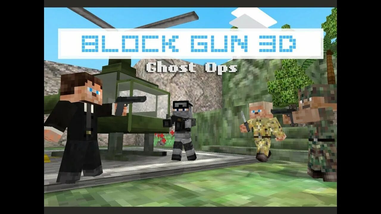 Gun 1.0 3. Block Gun 3d: Ghost ops. Игры стрелялки майнкрафт. Шутер в стиле майнкрафт. Стрелялка в стиле Minecraft.