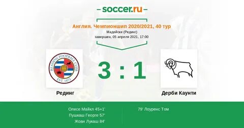 Дерби каунти рединг