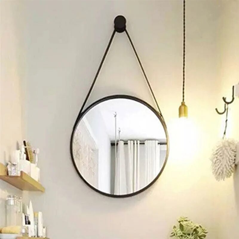 Подвесное зеркало для ванной. Nbd100530 зеркало на подвесе 50*87 см,. Зеркало подвесное настенное икея RONGLAN 40×160. Круглое зеркало на подвесе.