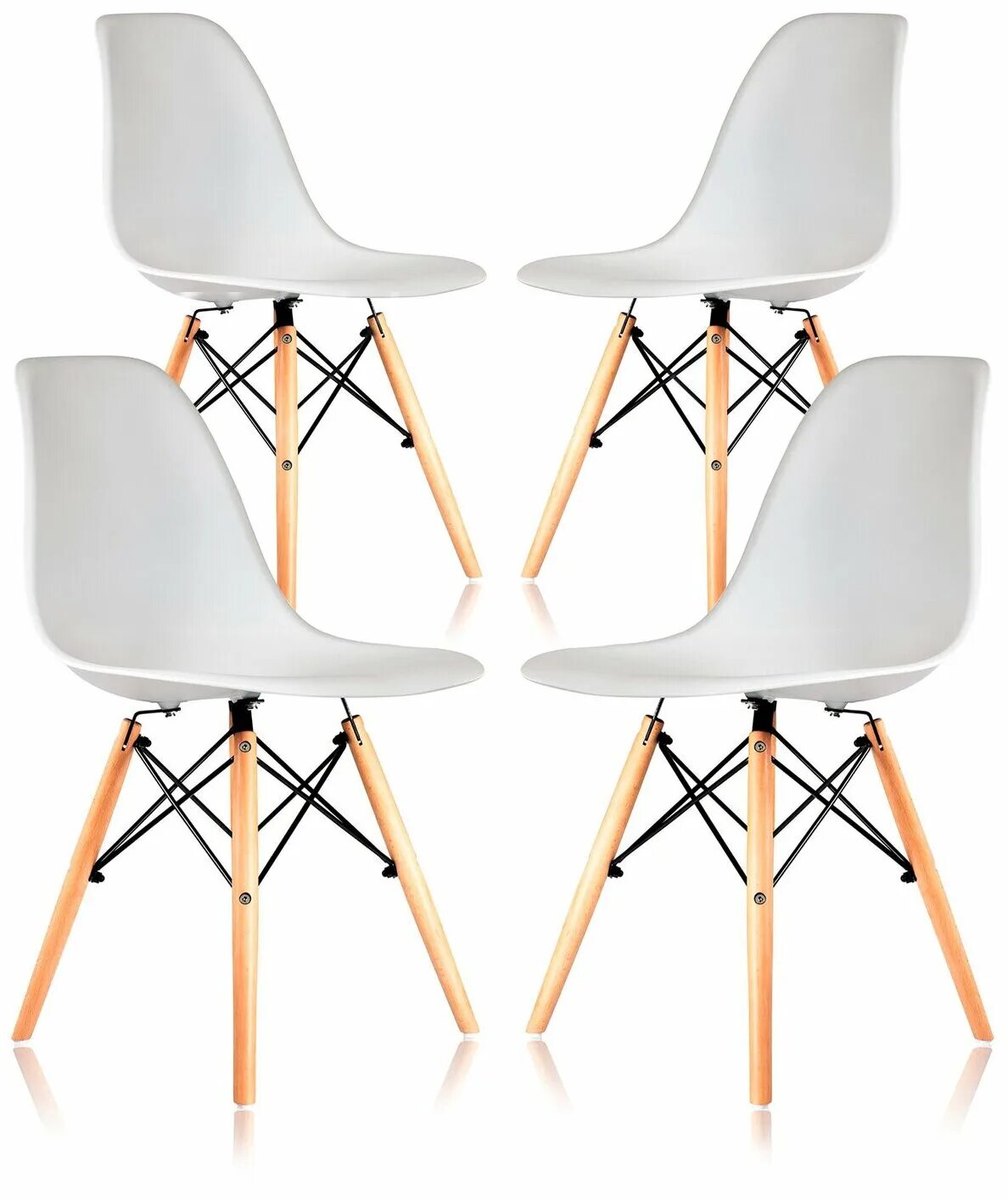 Купить кухонные стулья комплект. Стул Eames DSW белый. Стул simple DSW белый. Стул Eames DSW, чёрный, 4 шт.. Стулья для кухни комплект 4 шт в стиле Eames DSW.