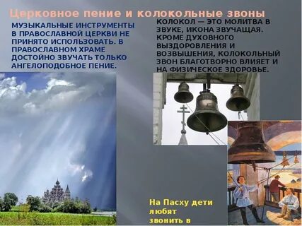 Колокольный звон перед началом службы