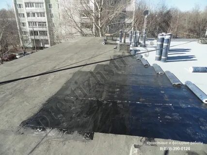 Ремонт плоской кровли в москве