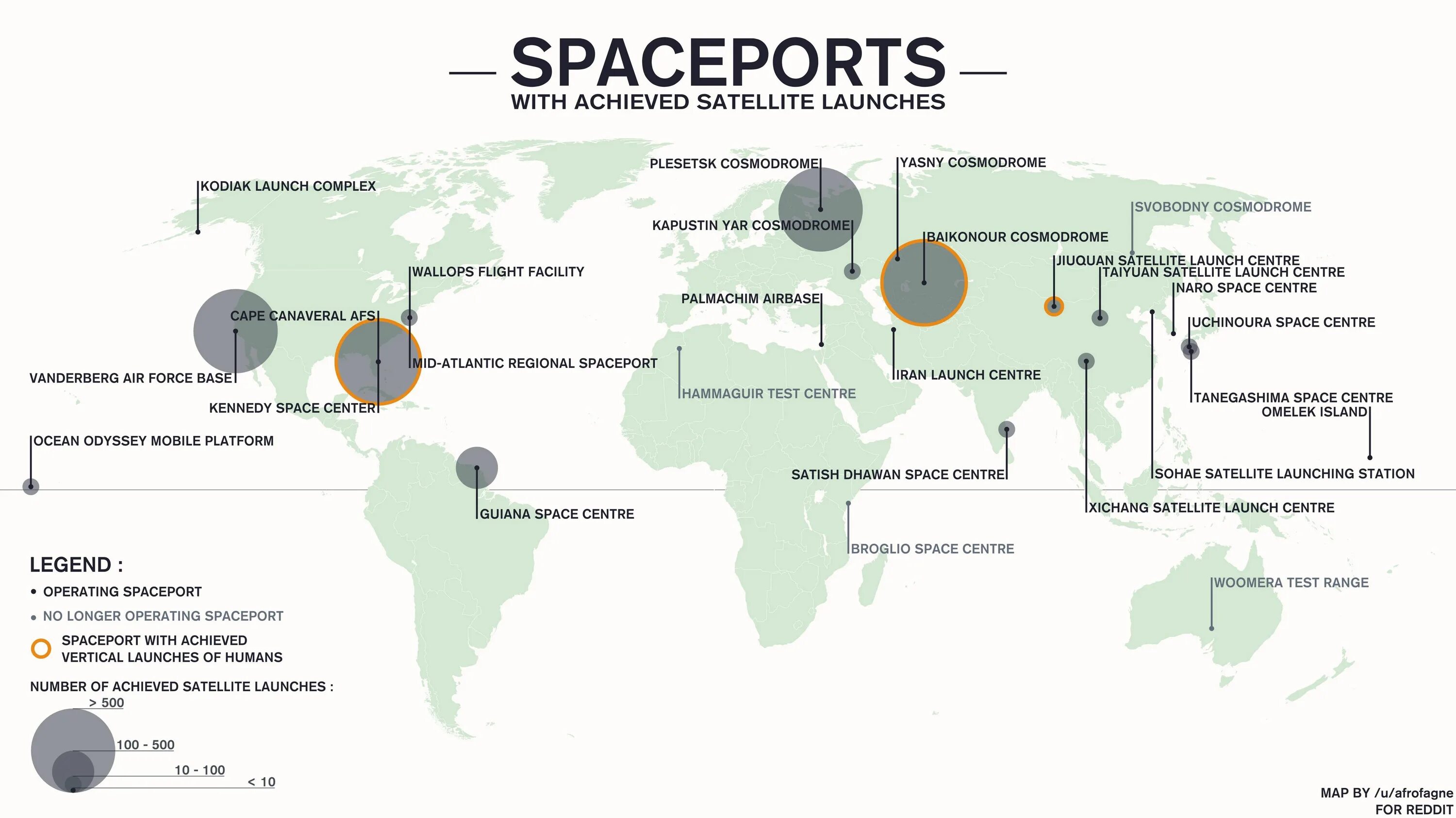 Расположение космодромов в мире. Космодромы России на карте. Расположение космодромов на карте.