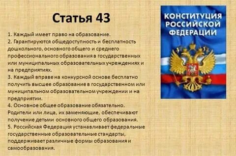 Светское образование конституция