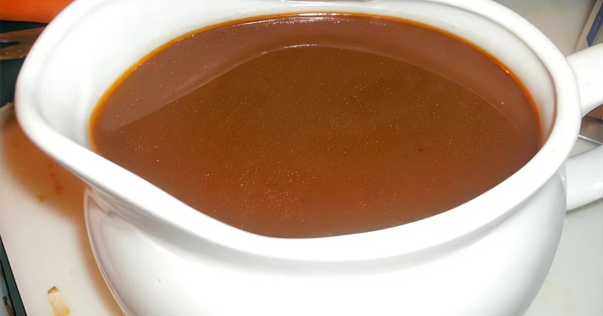 Коричневый подлив