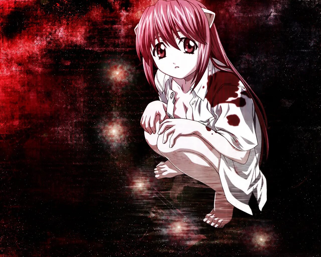 Эльфийская песнь персонажи. Эльфийская песнь  elfen lied. люси аниме эльфийская песнь.