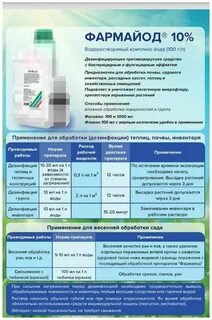 Состав для обработки теплиц