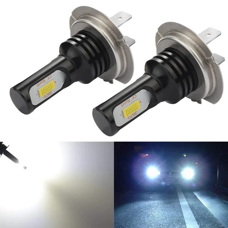 Led лампы super brightness h7. Лампы лед h7 Headlight Bulb. Led h7 6000к с линзой. Led h7 20000 люмен лампы CSP. Светодиодные н7 в ближний свет