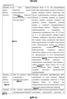 Конспект краткий история 5 класс 56 параграф