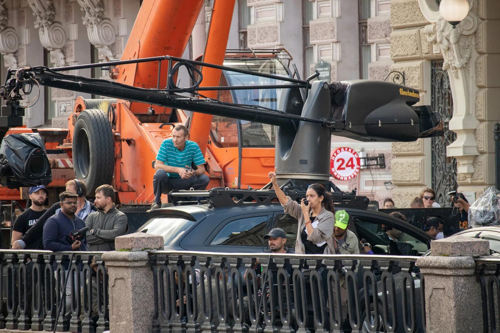 Стартовали съемки. Съемки в Питере.