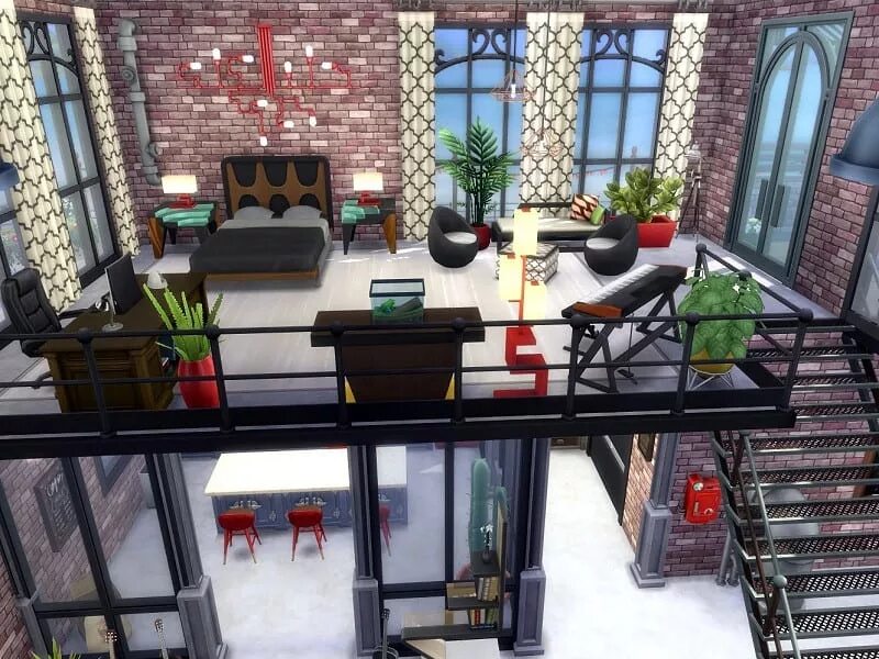 Стоунстрит симс 4. Симс 3 квартира студия. Квартира студия симс 4. Симс 4 моды съемное жилье. Спальня симс 4.