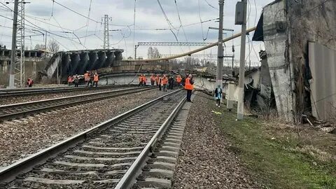 Обрушение путепровода в смоленске