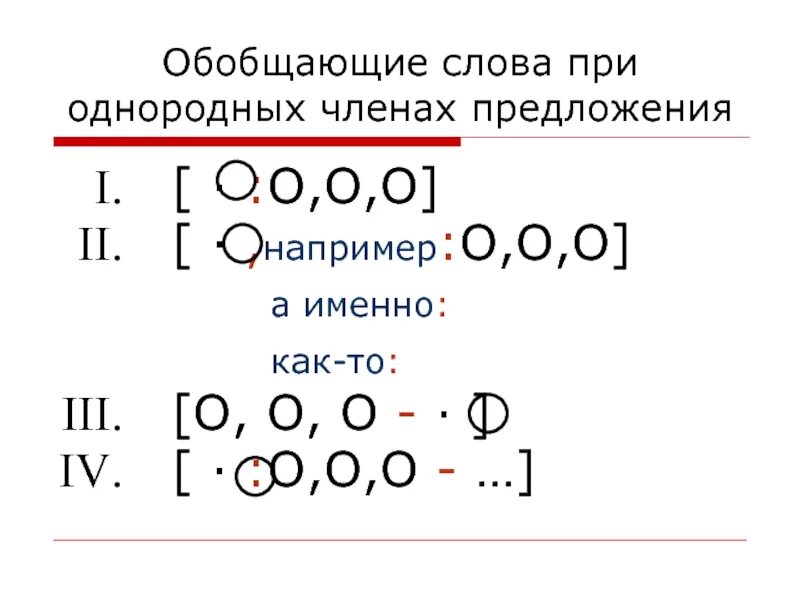 Обобщающие слова при однородных членах предложения. Предложение с обобщающим словом при однородных. 0 например 0 и 0 предложение