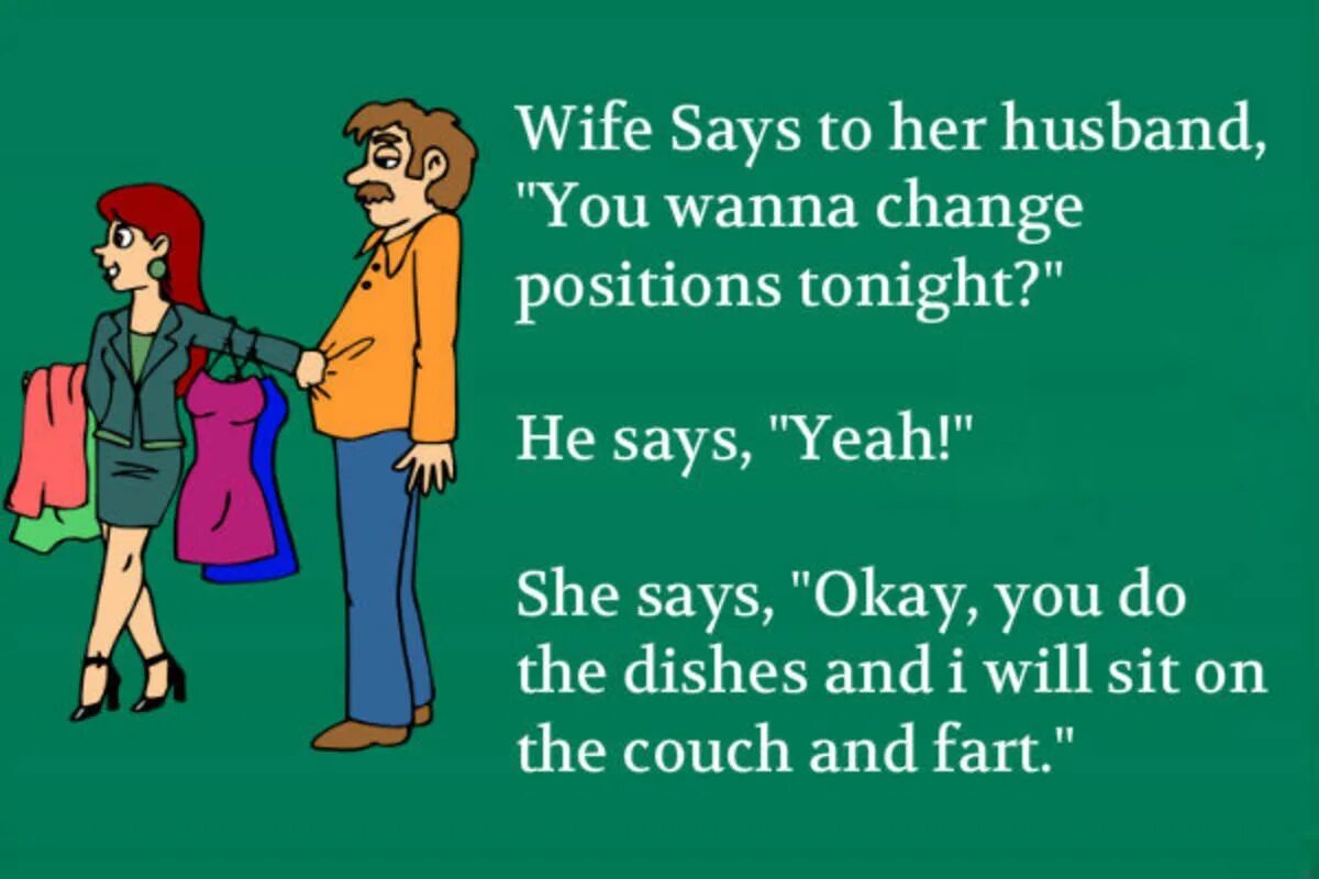 Husband wife com. Jokes about husband in English. Жена на английском. Jokes about husband and wife. English jokes wife husband.