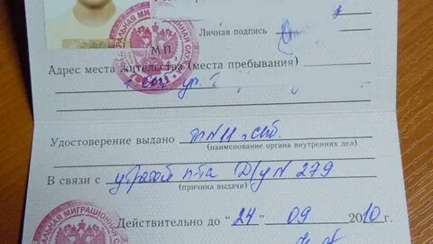 Как получить временный документ