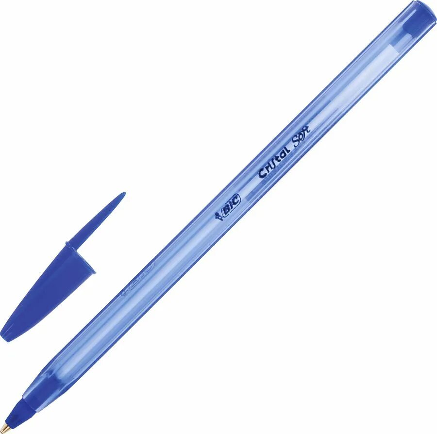 Ручка шариковая синяя 1 мм. Ручка шариковая BIC "Cristal Soft" синяя, 1,2мм. Ручка шариковая BIC Cristal Soft синяя 1,2 мм. 951434. Ручка шариковая BIC Cristal (синий). Ручка шариковая big Crystal Soft.