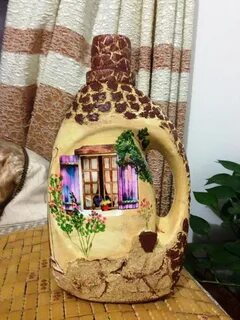 Домик из бутылки