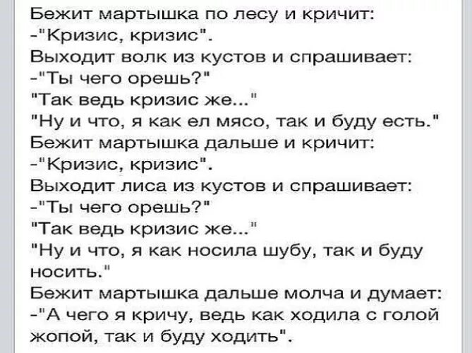 Анекдот про кризис и обезьяну. Бежит обезьяна по лесу и кричит кризис. Шутки про мартышку. Анекдот про мартышку. Отвечать сбежать