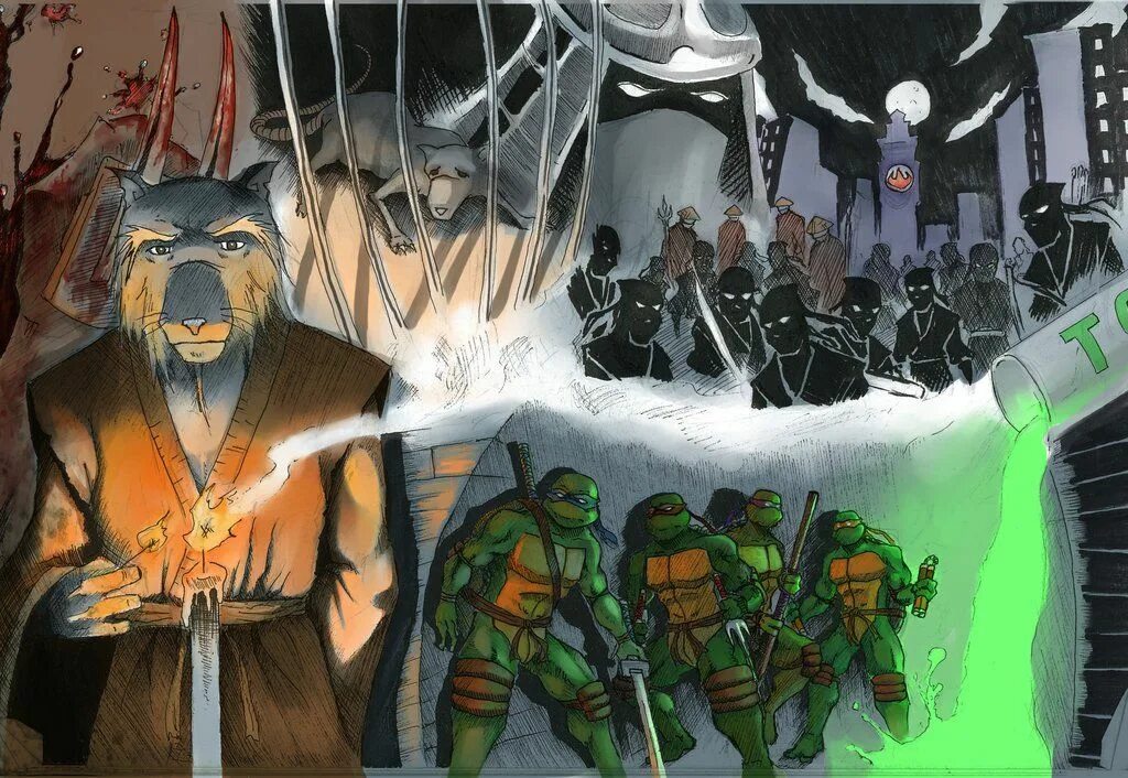 Teenage mutant ninja turtles splintered fate. Черепашки ниндзя 2003 Сплинтер. Сплинтер TMNT 2003. Черепашки ниндзя 2012 Сплинтер и Шреддер. Черепашки ниндзя 2003 Сплинтер и Черепашки.