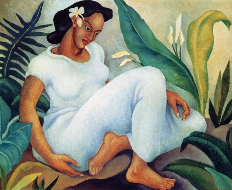 Сколько жене гогена. Гоген таитянки. Поль Гоген женщина с манго. Поль Гоген Таити. Гоген художник Таити.