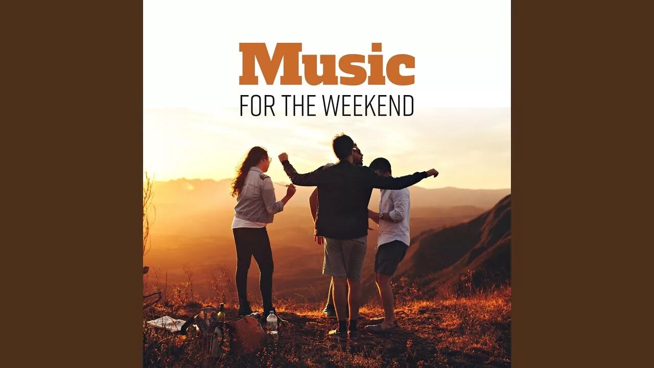 For the weekend. For the Music. On the weekend или at the. At the weekend или on the weekend.