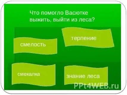 Что помогло ему выжить выйти из леса